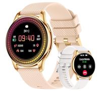 Smart Watches for Women(Answer/Make Call), [41mm] Newest Fitness Watch with Heart Rate/Sleep/Spo2 Monitor/300+ Dials, 100+ Sports Waterproof Activity Trackers, Smartwatch for Android/iPhone (2 Bands)