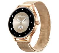 Smart Watches for Women(Answer/Make Calls), AI Voice Assistant, HD AMOLED Laidies Smart Watch for iPhone/Samsung/Android, Fitness Tracker with Sleep/Health Monitor, IP68 Waterproof, 120+ Sports