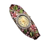 Smart Watches for Women, Gold Watches Women Easy To Read Ladies Watches with Expanding Bracelet Gold Womens Waterproof Watch 50 Gifts for Women Who Has Everything Women's Jewellery Sets Rose Gold