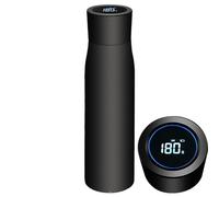 Smart Water Bottle - Uv Self-Cleaning Smart Water Bottle | Temperature Display LED Thermal Cup, Insulated Stainless Steel Bottle Non-Slip, Wide Mouth, Lightweight for Outdoor Fitness Gym