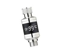 Smart Water Temperature Alarm with Digital Readout and LED Safe Control Universals Shower Temperature
