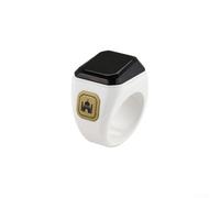 Smart Waterproof Tasbih Counter Ring Rechargeable Digital for zikr for Muslim Prayer Meditation 18mm Black(22mm White)