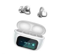 Smart Waterproof Translation Earbuds Real Time, Ai Language Translator Earbuds Support 100+ Language, Open-Ear Wireless Bluetooth Translator Headphones for iOS And Android for Travel Study (Silvery)