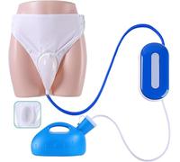 Smart Wearable Electric Urinal - Anti-Leak Bedside Urinal with 2000ml Collection Container, Fast 0.5s Detection, Reusable & Easy to Clean for Bedridden Patients(Male Atrophy)