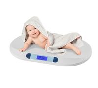 Smart Weigh Comfort Baby Scale Digital with Large Backlit LCD Display, 3 Weighing Modes and Tare Feature, 20 kg / 44 lb, for Infant, Baby and Toddler