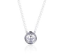 Smart White Hyacinth Stone 925 Necklace Female