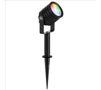 Smart Wi-Fi Adjustable Ground Spike Spotlight - 2.5W RGB LED - Aluminium Alloy Loops Metallics One Size
