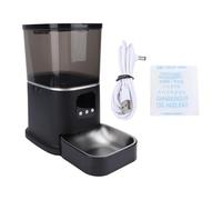 Smart WiFi 6L Automatic Cat Feeder w/ Stainless Steel & Timed APP Controls