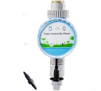 Smart WiFi Automatic Plant Watering Timer, IP68 Waterproof Wireless Controllers for Garden Lawn Greenhouse Remote Control Sprinkler