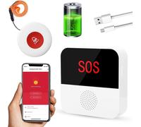 Smart WiFi Caregiver Pager - White TY06