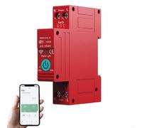 Smart WiFi Circuit Breaker, For Tuya App Remote Control Power-Monitor, 63A Self-repeating Undervoltage Protector With Voice Control Function