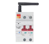 Smart WiFi Circuit Breaker, Independent Chip Voice Control Remote Control, Safety Lock Design, 2P DC10-100V (63A)