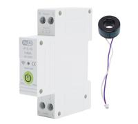 Smart WiFi Circuit Breaker Wireless Remote Control Energy Meter Switch Over Under Voltage Protector Copper Pa66 Material for Home Automation