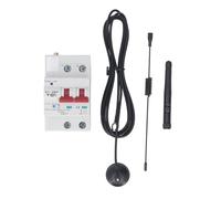 Smart WiFi Circuit Breaker with App Control Remote Switch Voice Assistant Compatibility Safety Lock 2 Pole Flame Retardant Housing for Home Automation System