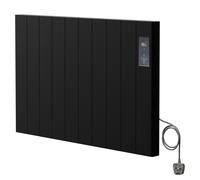 Smart WiFi Controlled 2000w Thermostatic Electric Radiator | Matt Black | Aluminium | 600mm x 910mm