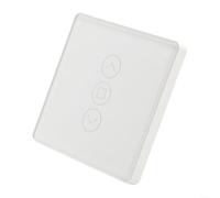 Smart WiFi Curtain Switch for Tuya, Features Remote Functionality and Energy Efficient Design (white)