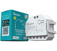 Smart WiFi Curtain Switch Module, SONOFF DUALR3 Lite 2 Way Dual Relay for Motor