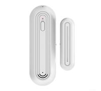 Smart Wifi Door Window Alarm Sensor For Tuya App Open Closed Detector Wireless Security System With 90db Siren And Mobile Notification White Color
