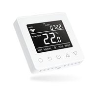 LavaTap Smart WiFi Underfloor Heating Thermostat 16A, Electric UFH, White | App Control on iOS and Android, 3m Floor Probe Plus Air Sensor, 7 Day Programming, Fits a Standard 35mm Backbox
