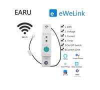 Smart WIFI Energy Circuit Breaker Meter Power Consumption kWh Meter Timer Switch Relay Voltmeter Works