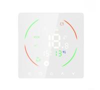Smart WiFi Floor Heating Thermostat, Touch Control Voice Activation for Tuya Intelligent Control(White)