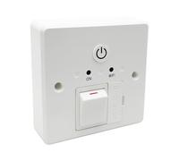Smart WiFi Fused Spur Timer Switch for Immersion Heaters, Electric Towel Rails, Storage Heaters & Lighting - 13A Timer Switch with Power Monitoring | Alexa & Google Voice Control | No Hub Required