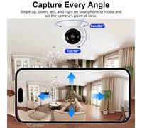 Smart Wifi Ip Pets Camera Home Security Dog Cats Camera 4K 8Mp Hd Video Night Vision Surveillance Ai Alerts Mini Camera