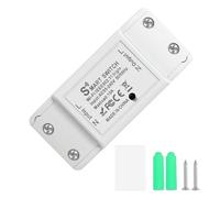 Smart WiFi Light Switch 10A 2200W, Smart Relay Switch Module for Home Automation, No Hub Required Universal DIY Module, Works with Alexa & Google Home, Compatible with eWelink IFTTT