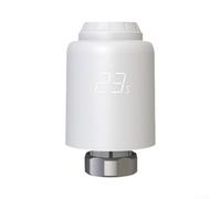 Smart Wifi Radiator Thermostat Valve Head For M30 X 1.5mm, Compatible With For Tuya And For Smart Life Apps, Programmable Heating Control With Open Window Detection, White