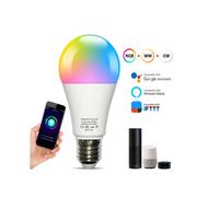 Smart Wifi RGBCW Light Bulb E26 9W LED Bulbs Works With Alexa Google Home