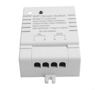 Smart WiFi Switch Module DIY Timer 30A POWERs Monitor AC 85-265V Voice Control Self-Lock Interlock Inching Mode for Home Automation