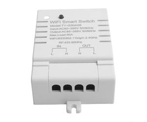 Smart WiFi Switch Module DIY Timer 30A POWERs Monitor AC 85-265V Voice Control Self-Lock Interlock Inching Mode for Home Automation
