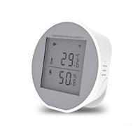 Smart WiFi Temperature and Humidity Sensor, 1-Year Data Logging with Email Export, Celsius/Fahrenheit Switch, Alarm Notifications
