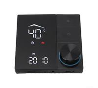 Smart WiFi Thermostat 7-Day Programmable Digital Heating Controller for Gas Boiler & Radiators - Energy Saving Remote Control via App UK 9x9cm(3A HydronicBoiler)
