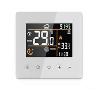 Smart WiFi Thermostat and Hygrometer Digital Temperature Controller with High Temperature Safety and Remote App Control for Energy Saving (White-25A)