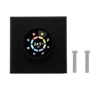 Smart WiFi Thermostat for Tuya App, Voice Control via/Alexa, Knob & Remote Adjustable, High Temp Protection, for AC 95-240V Black Thermostat