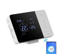 Smart WiFi Thermostat - Heat Cool Temperature Controller, Digital Touchscreen Display, Voice APP Operated System | Home RV Hotel Bedroom Living Room Bathroom Garage Indoor Comfort Climate Device
