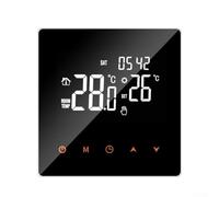 Smart WiFi Underfloor Heating Thermostat, 86x86mm LCD Screen Remote Control Child Lock Stable Performance Home Safety(25A)