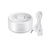 Smart WiFi Water Leak Detector, with 100dB Adjustable Alarm and Real-Time App Notifications, for Tuya for Smart Life, Battery-Powered Sensor for Home Flood for Alerts(With probe)