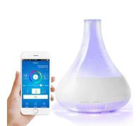 Smart WiFi Wireless Essential Oil Aromatherapy Diffuser, Compatible with Alexa & Google Home, Phone App & Voice Control, Large Ultrasonic Diffuser, LED & Timer Settings
