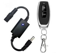 Smart Wireless Remote Control Switch for 5V-12V LED Light Strips, 433MHz RF Receiver with Learning Function, DC 3.7V-12V Input, 3A Load, 10-50m Range, for Cabinet Lamp Home Industrial Lighting(B)