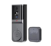 Smart Wireless Video Doorbell Camera, WiFi Doorbell Camera with Two Way Audio, Night Vision,Cloud Storage, Real Time Video,120° Wide Angle HD Visual Security Doorbell for Home Office