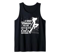 Smart Woman Cat Lover Dancer Dance Dancing Tank Top