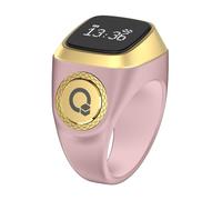 Smart ZikrRing Upgraded Smart Ring Counter Waterproof Digital Counter & Vibration Reminder, Unisex Azan Alarm Clock Finger Counters for Muslims