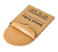 SMARTAKE 200 Pcs Unbleached Parchment Paper Baking Sheets Round, 12 Inches Non-Stick Precut Baking Parchment, Perfect for Baking Grilling Air Fryer Steaming Bread Cup Cake Cookie and More