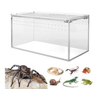 Smartang Smartang Acrylic Tarantula Enclosure Terrarium with Magnetic Button,8 * 4 * 4" Thicken Isopod Enclosure,Spider Cage,Terrarium for Reptiles,Lizard,Juvenile Tarantulas…