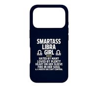 Smartass Libra Girl Funny Zodiac Astrology Horoscope Sign Case for iPhone 17 Pro