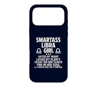 Smartass Libra Girl Funny Zodiac Astrology Horoscope Sign Case for iPhone 17 Pro Max