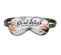 Smartass & Sass Do Not Disturb Satin Eye Mask - Funny Sleep Mask with Elastic Band - Perfect Travel Gift, Self-Care Accessory, Nap Lover Essential, Stress Relief Mask