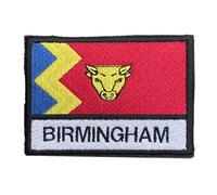 Smartbadge® Birmingham Embroidered Sew or Iron on Patch (A)